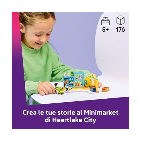 LEGO Friends Minimarket di Heartlake City con Mini Bamboline e Accessori