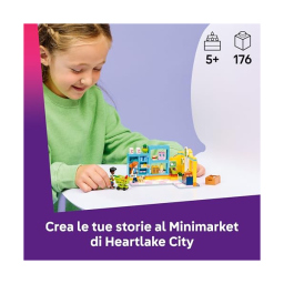 LEGO Friends Minimarket di Heartlake City con Mini Bamboline e Accessori