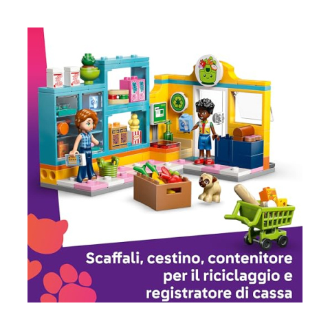 LEGO Friends Minimarket di Heartlake City con Mini Bamboline e Accessori