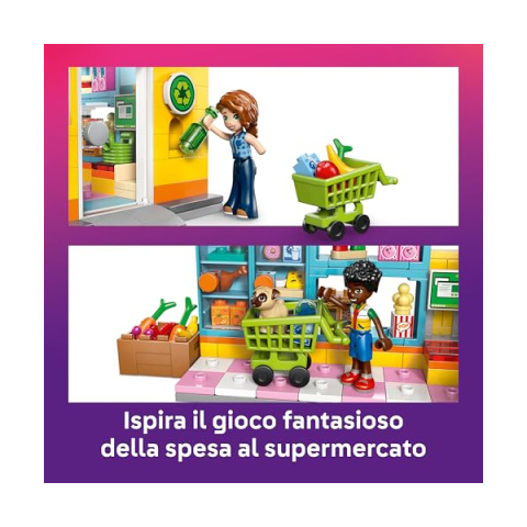 LEGO Friends Minimarket di Heartlake City con Mini Bamboline e Accessori