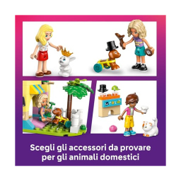 LEGO Friends Pet Shop 42650 – Negozio Animali con Cane, Gatto e Coniglio