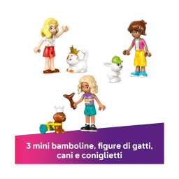 LEGO Friends Pet Shop 42650 – Negozio Animali con Cane, Gatto e Coniglio