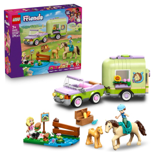 LEGO Friends 42695 Rimorchio per Cavallo e Puledro