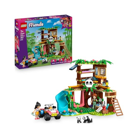 LEGO Friends Santuario dei Panda con Casa sull'Albero e ATV