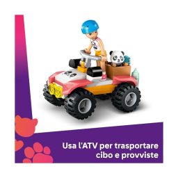 LEGO Friends Santuario dei Panda con Casa sull'Albero e ATV