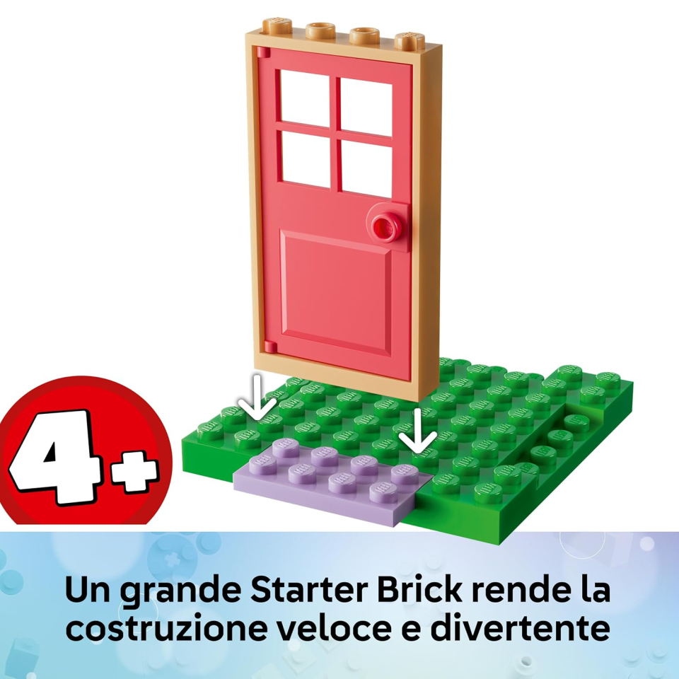 LEGO Gabby's Dollhouse set Gattina Fatina 103 pezzi