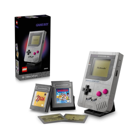 LEGO Game Boy Nintendo – Modello da Esposizione con Cartucce Zelda e Super Mario