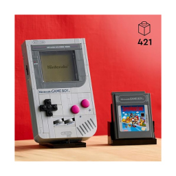 LEGO Game Boy Nintendo – Modello da Esposizione con Cartucce Zelda e Super Mario