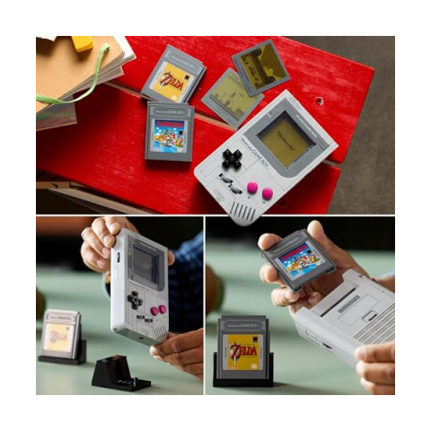 LEGO Game Boy Nintendo – Modello da Esposizione con Cartucce Zelda e Super Mario