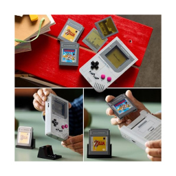 LEGO Game Boy Nintendo – Modello da Esposizione con Cartucce Zelda e Super Mario
