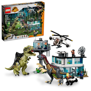 LEGO Jurassic World Attacco del Giganotosauro e Terizinosauro 76949