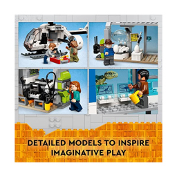 LEGO Jurassic World Attacco del Giganotosauro e Terizinosauro 76949