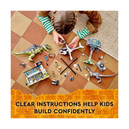 LEGO Jurassic World Attacco del Giganotosauro e Terizinosauro 76949