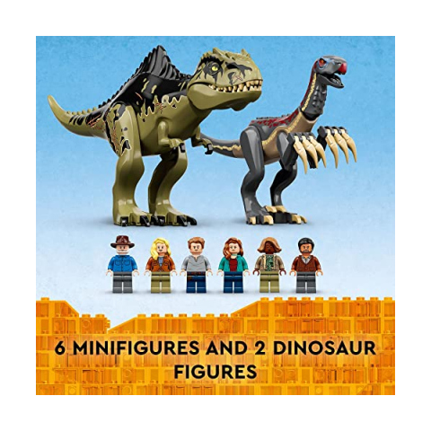 LEGO Jurassic World Attacco del Giganotosauro e Terizinosauro 76949