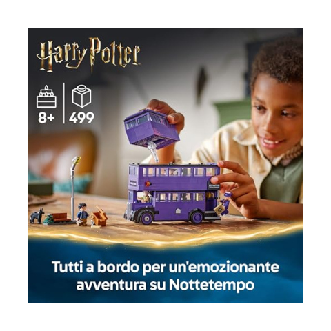LEGO Harry Potter Autobus Nottetempo 76446 con 5 Minifigure