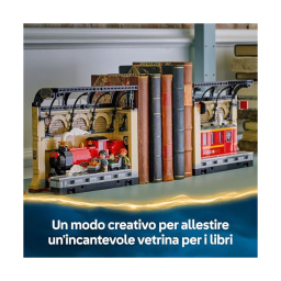 LEGO Harry Potter Book Nook Espresso per Hogwarts con Treno e Minifigure
