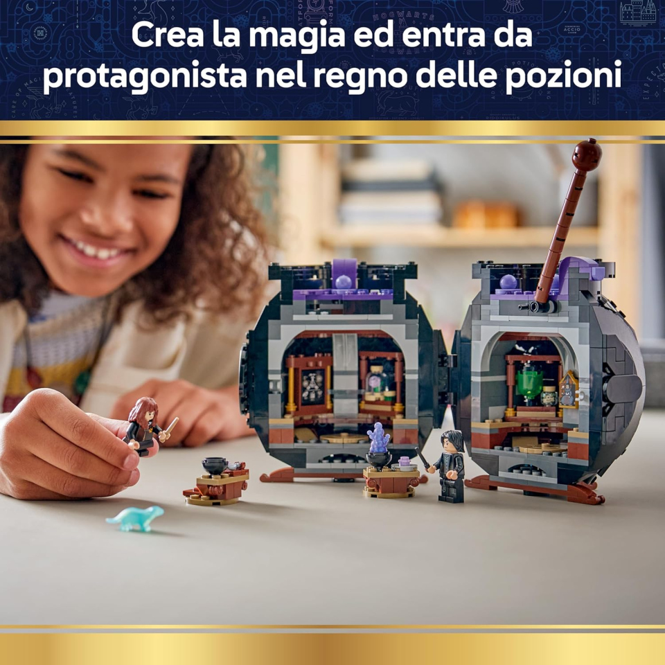 LEGO Harry Potter Calderone Lezione di Pozioni con Hermione e Piton
