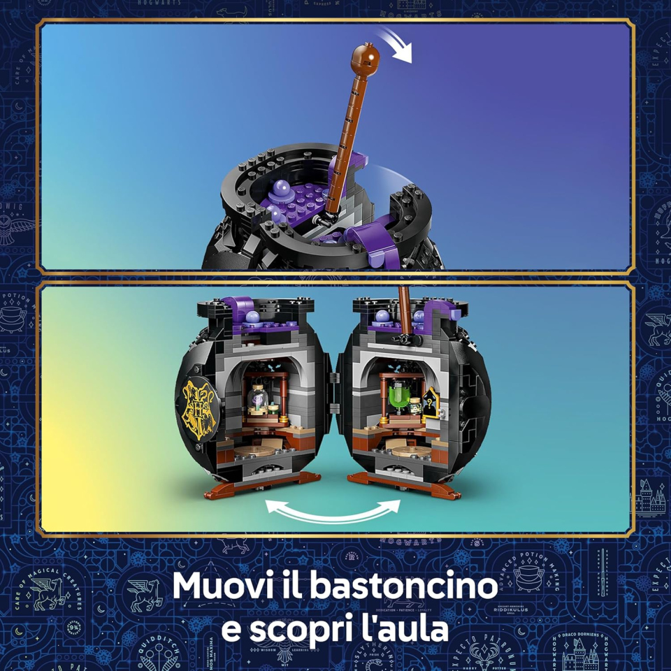 LEGO Harry Potter Calderone Lezione di Pozioni con Hermione e Piton