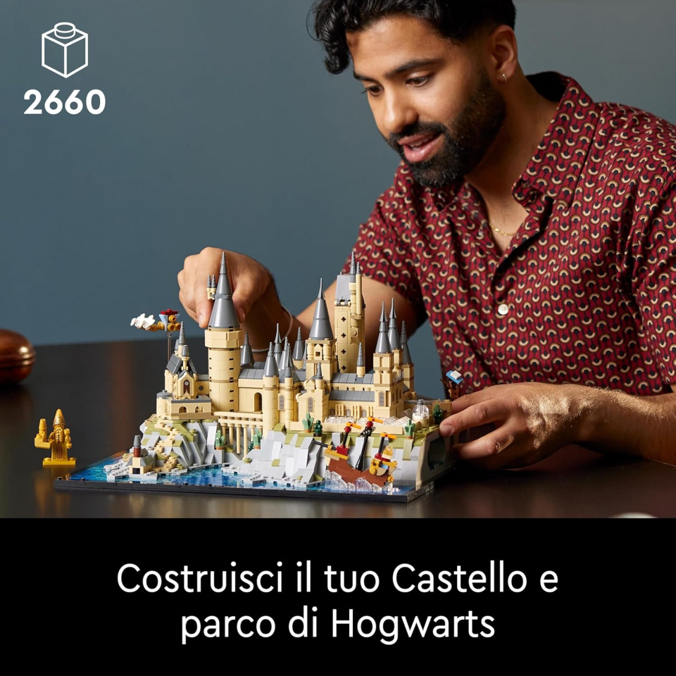 LEGO Harry Potter Castello di Hogwarts Set da Costruzione per Adulti