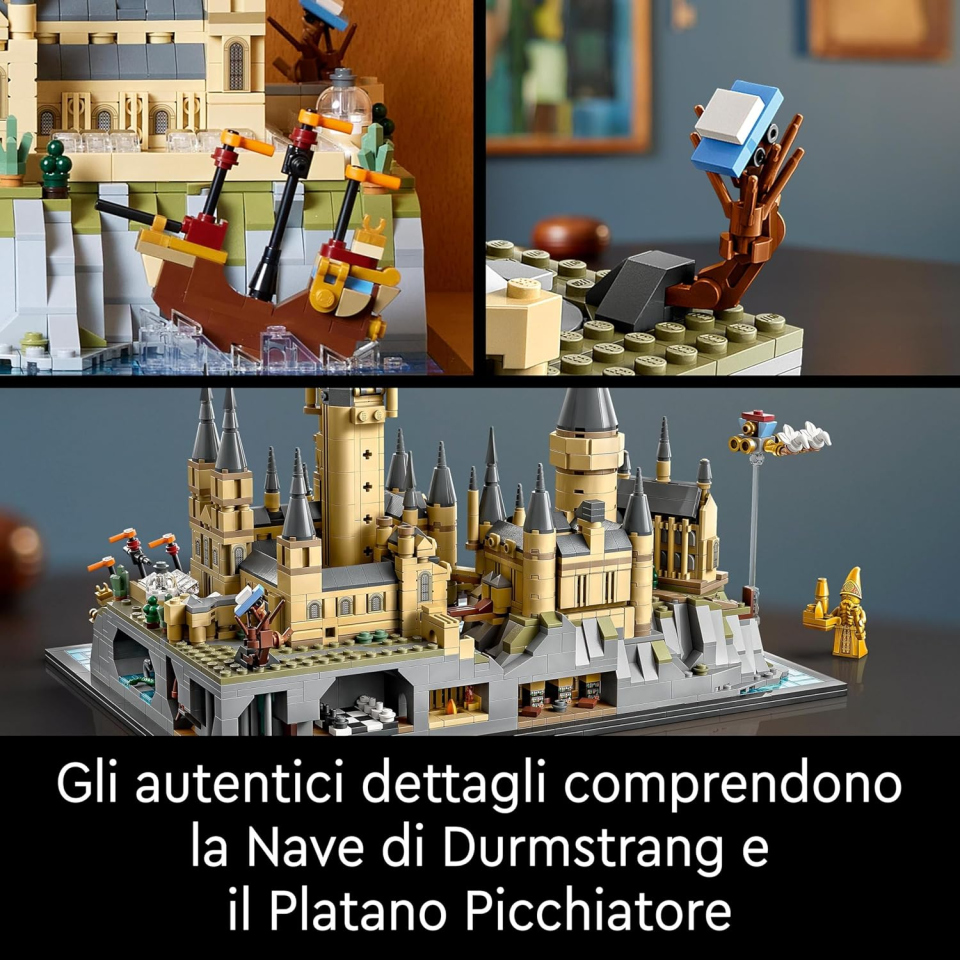 LEGO Harry Potter Castello di Hogwarts Set da Costruzione per Adulti