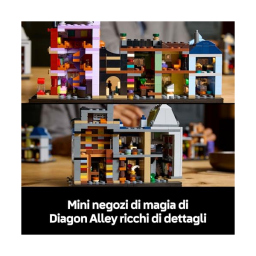LEGO Harry Potter Diagon Alley Negozi di Magia in Microscala