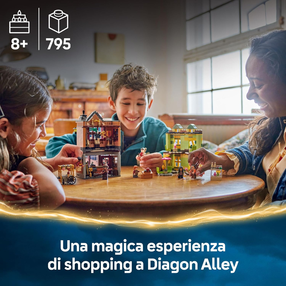 LEGO Harry Potter Diagon Alley – Negozio di Quidditch e Gelateria Fortebraccio