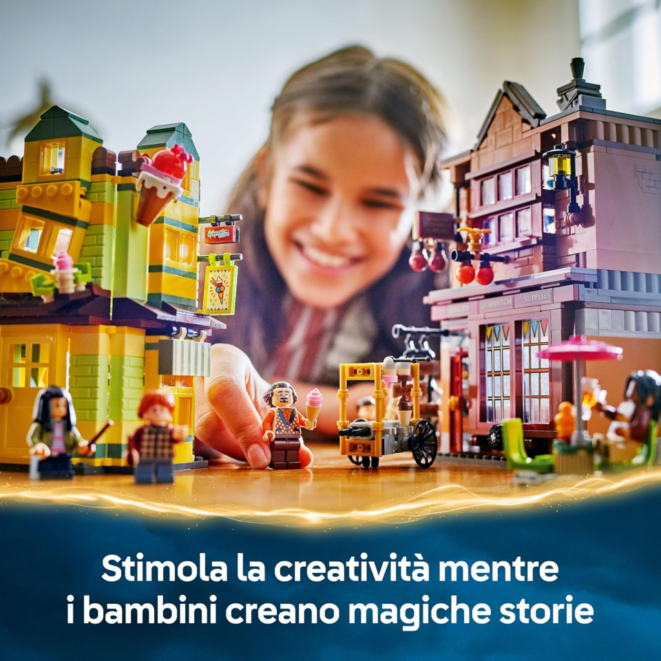 LEGO Harry Potter Diagon Alley – Negozio di Quidditch e Gelateria Fortebraccio
