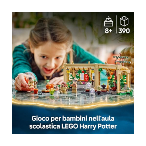 LEGO Harry Potter Lezione di Erbologia a Hogwarts 76445
