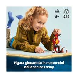 LEGO Harry Potter Fanny la Fenice di Silente con Cappello Parlante