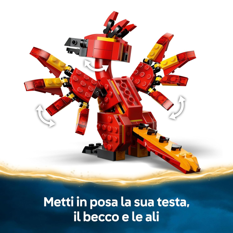 LEGO Harry Potter Fanny la Fenice di Silente con Cappello Parlante
