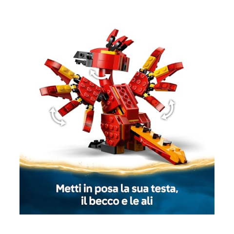 LEGO Harry Potter Fanny la Fenice di Silente con Cappello Parlante