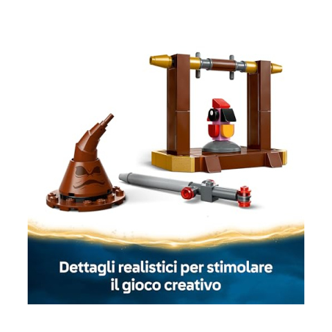 LEGO Harry Potter Fanny la Fenice di Silente con Cappello Parlante