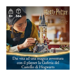 LEGO Harry Potter Guferia di Hogwarts con Minifigure
