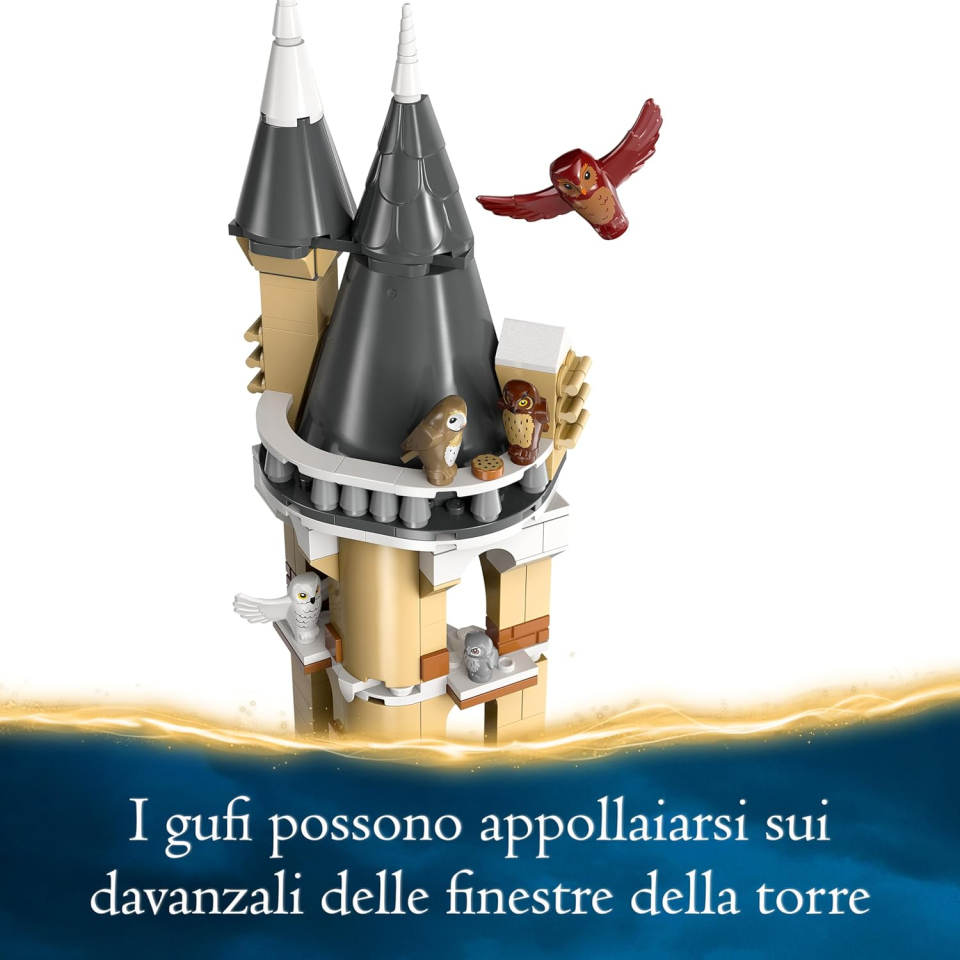 LEGO Harry Potter Guferia di Hogwarts con Minifigure