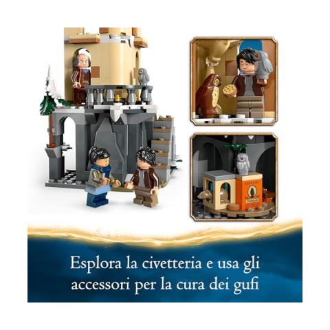 LEGO Harry Potter Guferia di Hogwarts con Minifigure