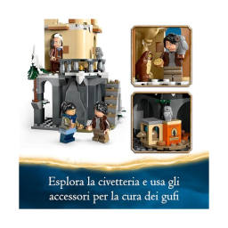 LEGO Harry Potter Guferia di Hogwarts con Minifigure