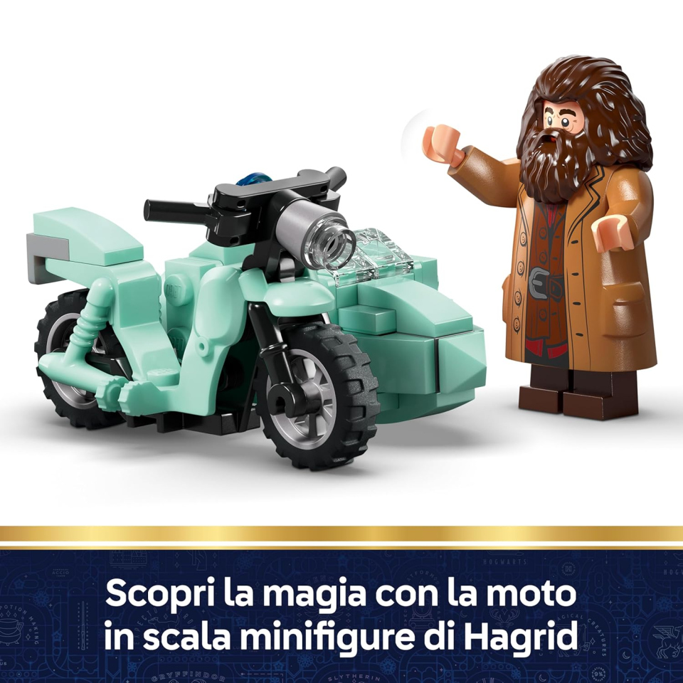 LEGO Harry Potter Fuga da Privet Drive – Moto di Hagrid con Sidecar 76459