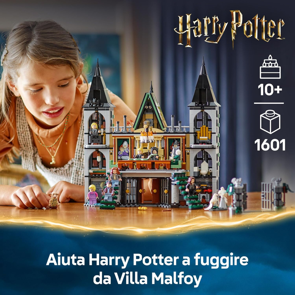LEGO Harry Potter Villa Malfoy con 9 Personaggi – Set 76453