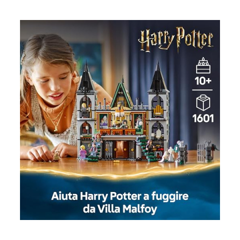 LEGO Harry Potter Villa Malfoy con 9 Personaggi – Set 76453