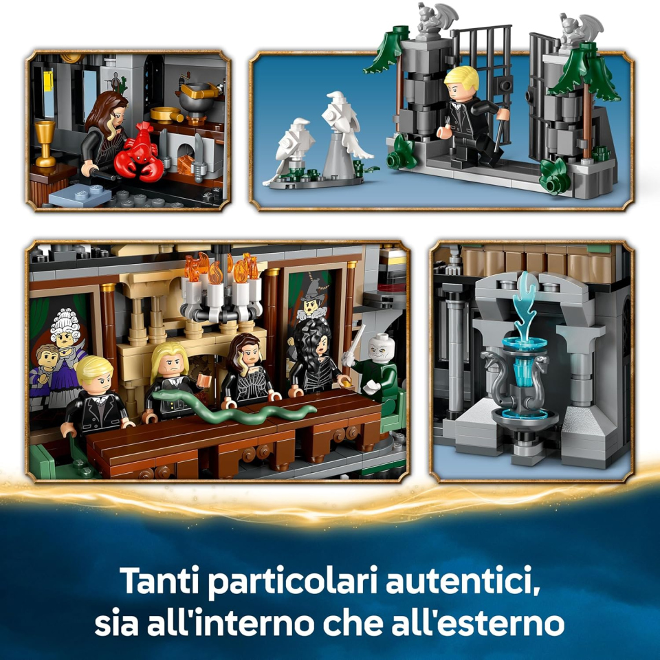 LEGO Harry Potter Villa Malfoy con 9 Personaggi – Set 76453