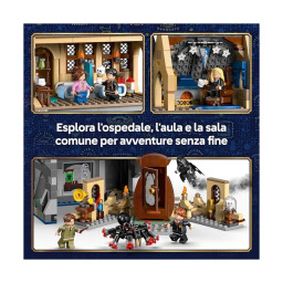 LEGO Harry Potter Castello di Hogwarts: Ala dell'Infermeria con 7 Minifigure
