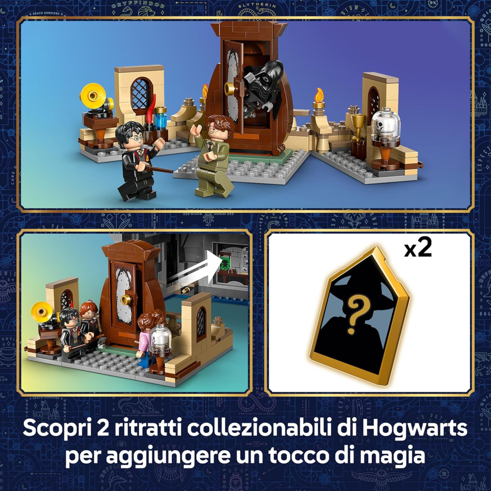 LEGO Harry Potter Castello di Hogwarts: Ala dell'Infermeria con 7 Minifigure