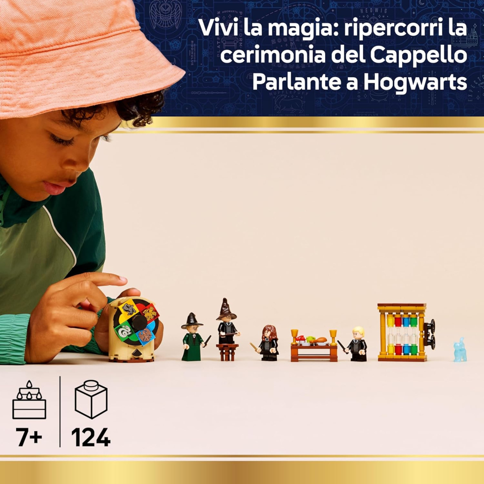 LEGO Harry Potter Castello di Hogwarts e Cappello Parlante 76460