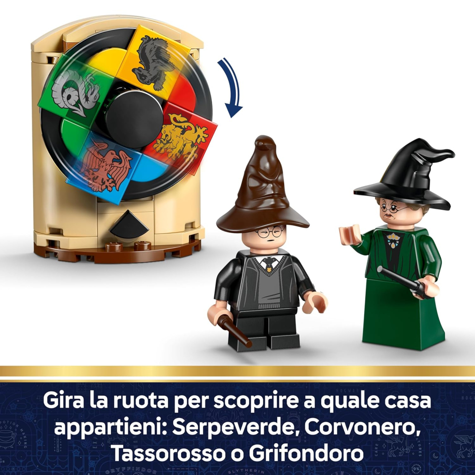 LEGO Harry Potter Castello di Hogwarts e Cappello Parlante 76460