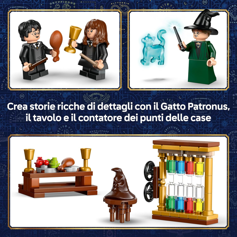 LEGO Harry Potter Castello di Hogwarts e Cappello Parlante 76460