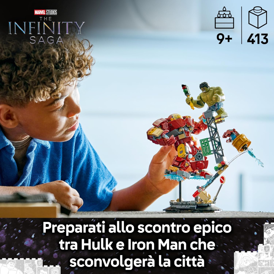 LEGO Marvel Hulkbuster vs Hulk – Set Battaglia Epica 76343