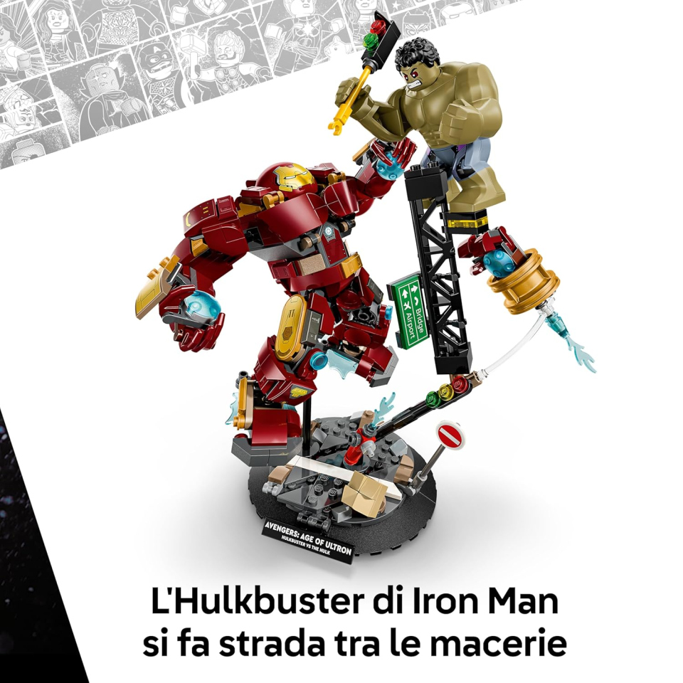 LEGO Marvel Hulkbuster vs Hulk – Set Battaglia Epica 76343