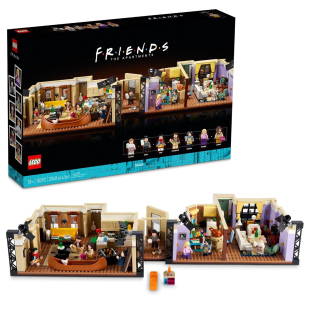 LEGO Icons Appartamenti di Friends – Set da Collezione con 7 Minifigure