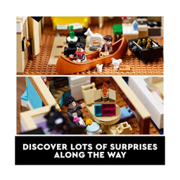 LEGO Icons Appartamenti di Friends – Set da Collezione con 7 Minifigure