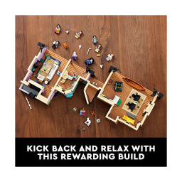 LEGO Icons Appartamenti di Friends – Set da Collezione con 7 Minifigure